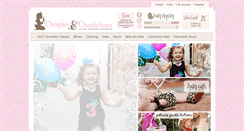 Desktop Screenshot of dimplesanddandelions.com